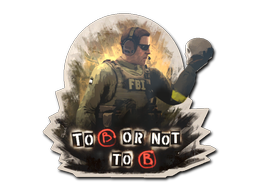 Наклейка | To B or not to B
