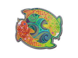 Наклейка | Twin Koi (Holo)