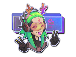 Наклейка | V For Victory (Holo)