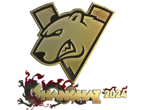 Наклейка | Virtus.pro (Gold) | Shanghai 2024