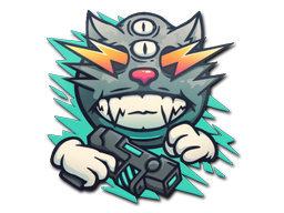 Наклейка | Zap Cat